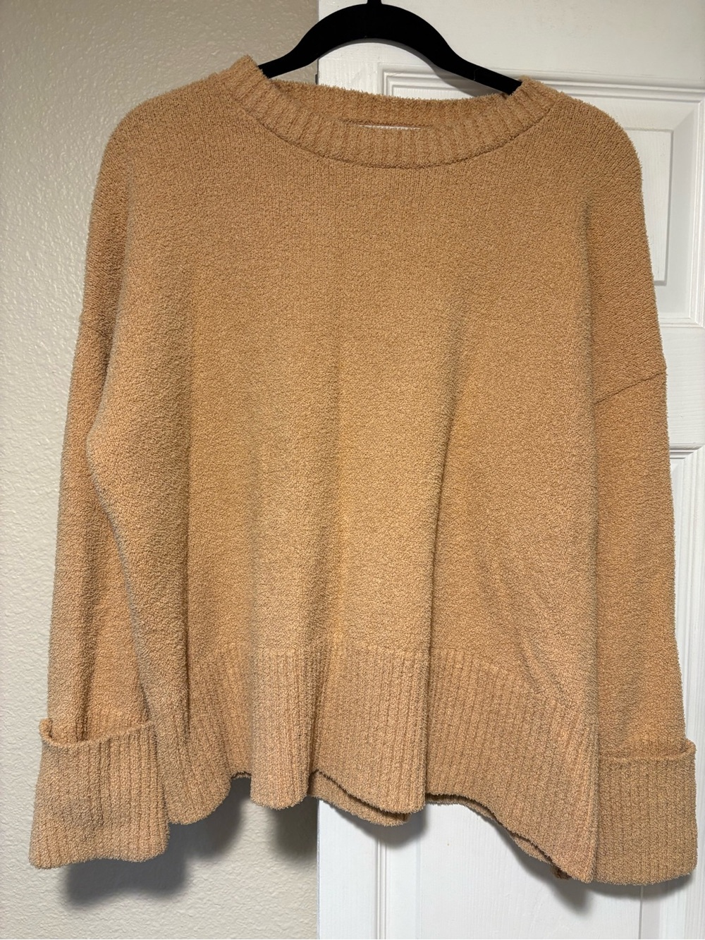 Cozy Butter Biege Knit Women's Sweater